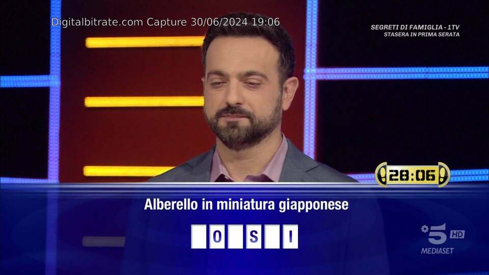 Capture Image Canale 5 HD SWI